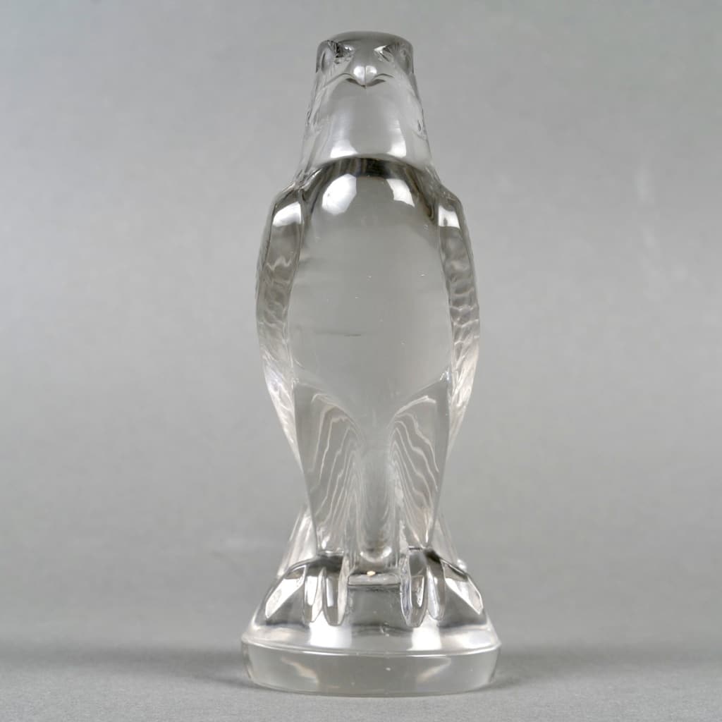 Mascotte Automobile « Faucon » verre blanc de René LALIQUE 6