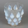 Vase « Rampillon » verre opalescent patiné bleu de René LALIQUE 11