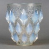 Vase « Rampillon » verre opalescent patiné bleu de René LALIQUE 10