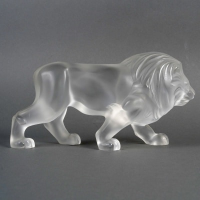 Sculpture « Lion – Regulus » cristal de LALIQUE FRANCE Sculpture « Lion – Regulus » cristal de LALIQUE FRANCE