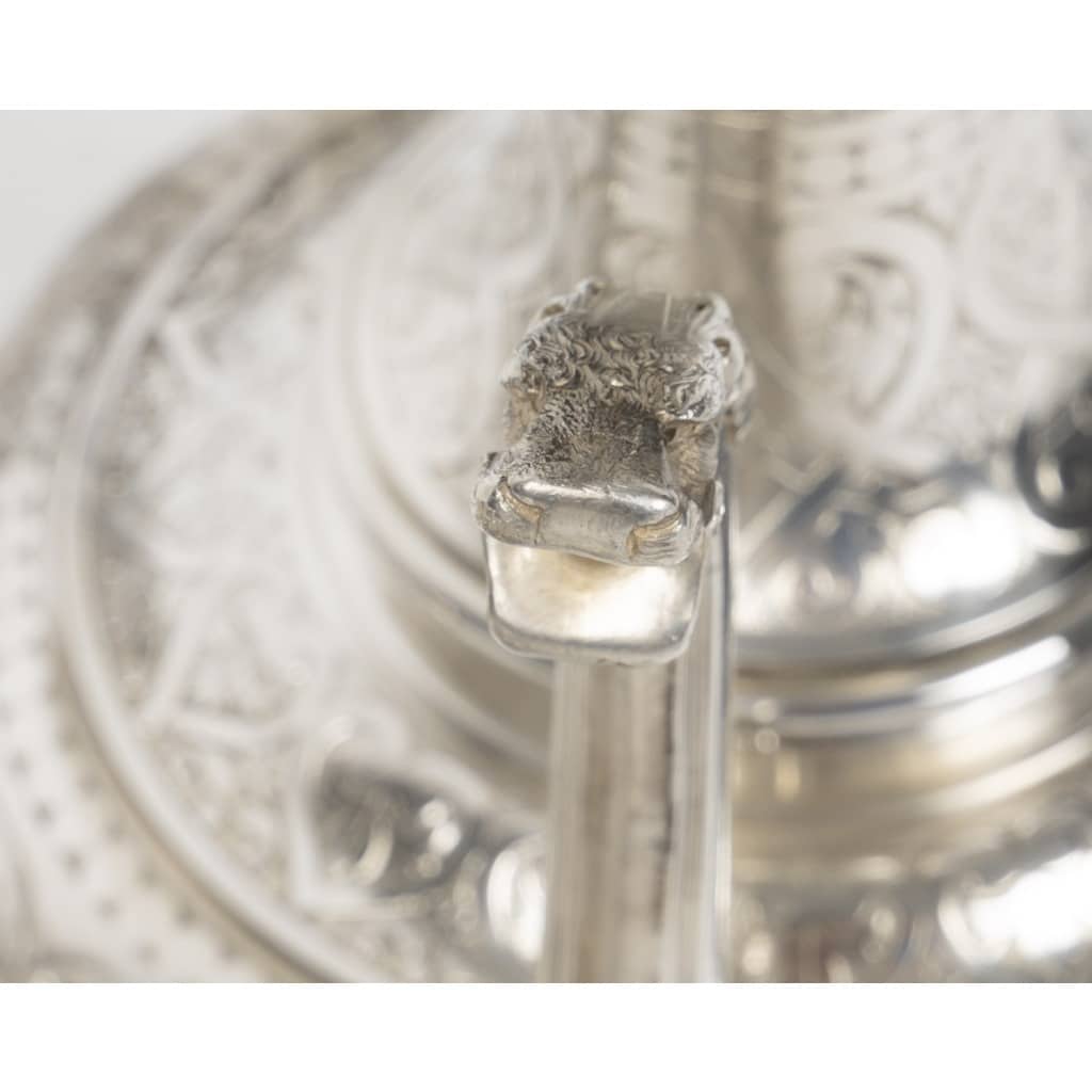 FROMENT MEURICE – Service à Thé & Café 4 pièces argent massif – Epoque XIXe siècle 14 FROMENT MEURICE – Service à Thé & Café 4 pièces argent massif – Epoque XIXe siècle 14