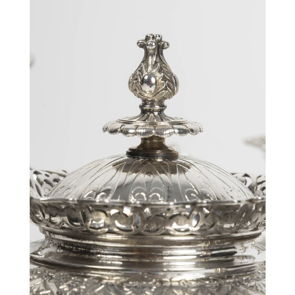 FROMENT MEURICE – Service à Thé & Café 4 pièces argent massif – Epoque XIXe siècle 20 FROMENT MEURICE – Service à Thé & Café 4 pièces argent massif – Epoque XIXe siècle 20