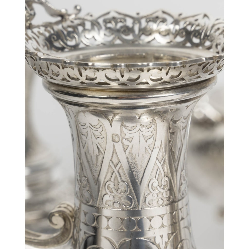 FROMENT MEURICE – Service à Thé & Café 4 pièces argent massif – Epoque XIXe siècle 26 FROMENT MEURICE – Service à Thé & Café 4 pièces argent massif – Epoque XIXe siècle 26