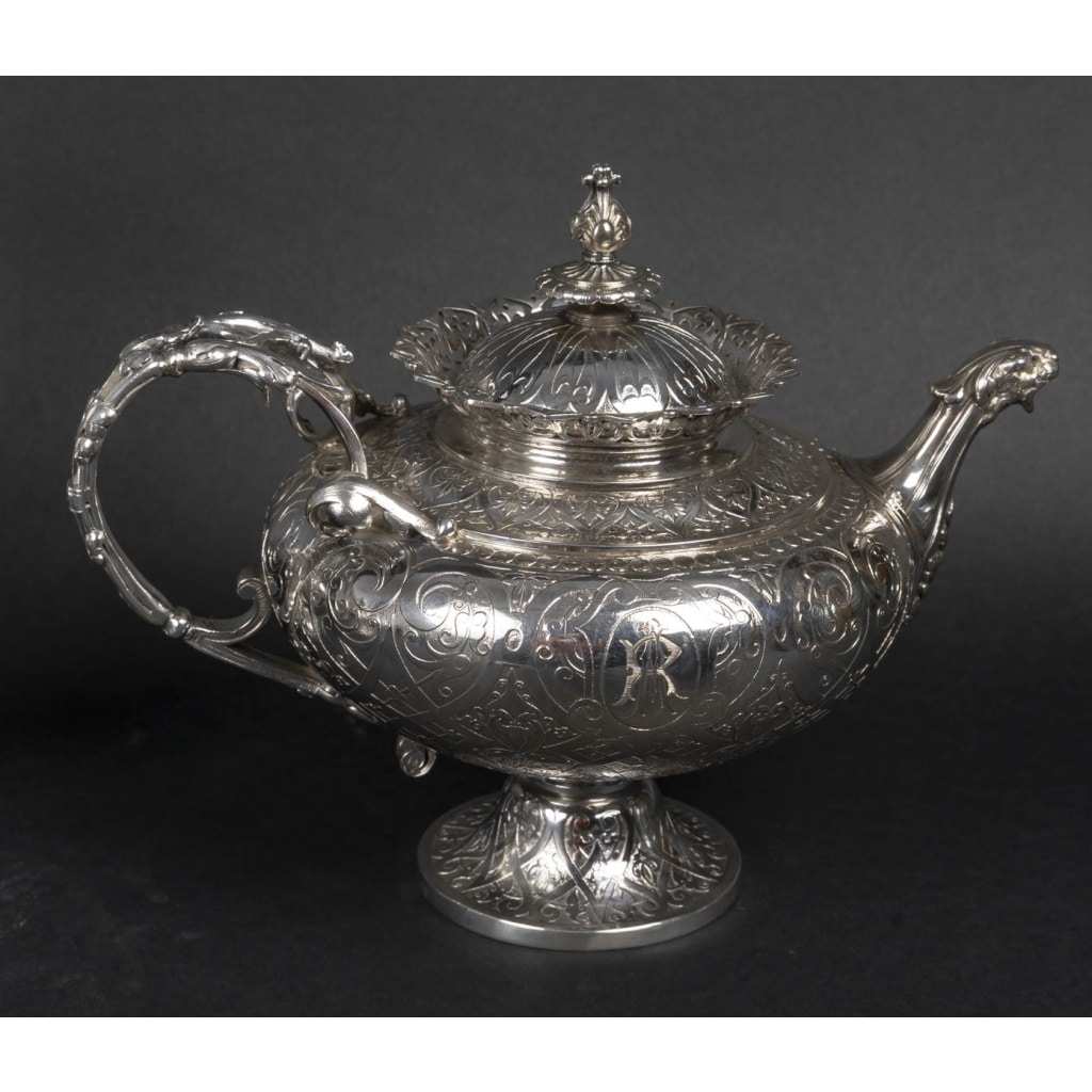 FROMENT MEURICE – Service à Thé & Café 4 pièces argent massif – Epoque XIXe siècle 31 FROMENT MEURICE – Service à Thé & Café 4 pièces argent massif – Epoque XIXe siècle 31