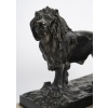 Jules Moigniez (1835-1894) Paire de Lions marchant en bronze 20 Jules Moigniez (1835-1894) Paire de Lions marchant en bronze 20