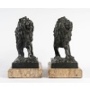 Jules Moigniez (1835-1894) Paire de Lions marchant en bronze 18 Jules Moigniez (1835-1894) Paire de Lions marchant en bronze 18