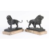 Jules Moigniez (1835-1894) Paire de Lions marchant en bronze 13 Jules Moigniez (1835-1894) Paire de Lions marchant en bronze 13