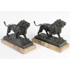 Jules Moigniez (1835-1894) Paire de Lions marchant en bronze 16 Jules Moigniez (1835-1894) Paire de Lions marchant en bronze 16