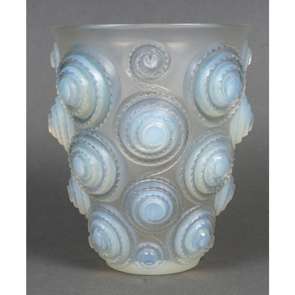 Vase « Spirales » verre opalescent de René LALIQUE 2