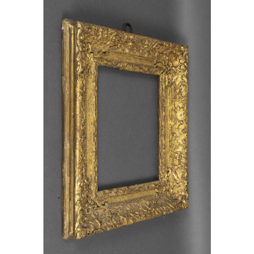 Cadre en bois sculpté doré d’époque Louis XIV 7 Cadre en bois sculpté doré d’époque Louis XIV 7
