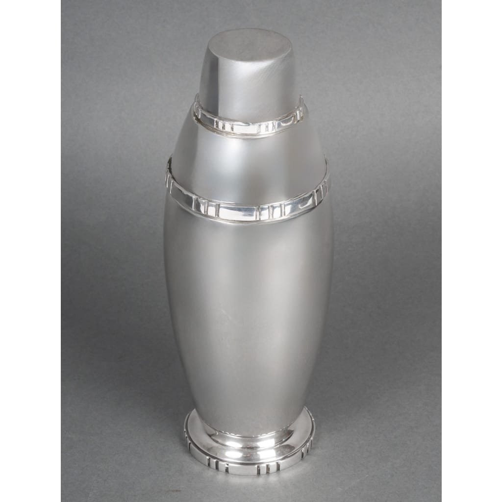 Shaker Art Déco argent massif de WOLFERS 2