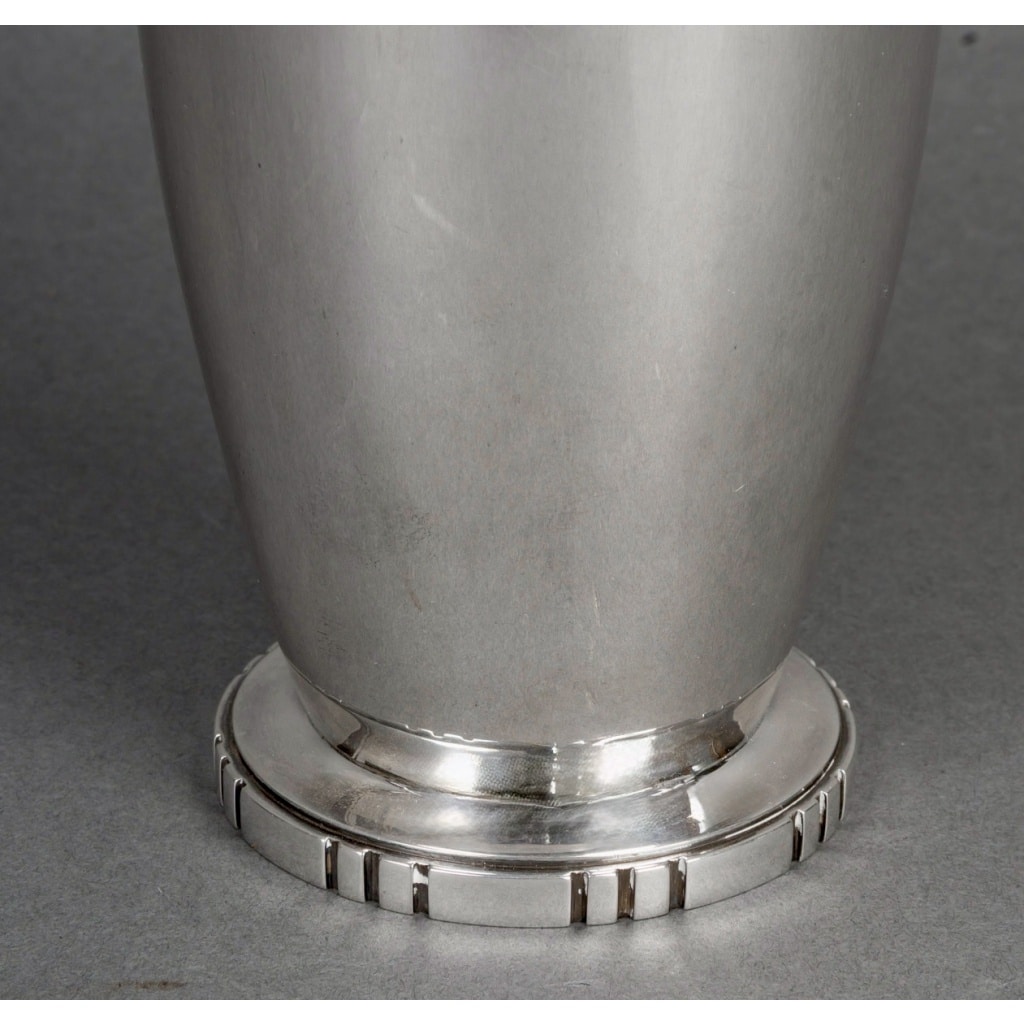 Shaker Art Déco argent massif de WOLFERS 4