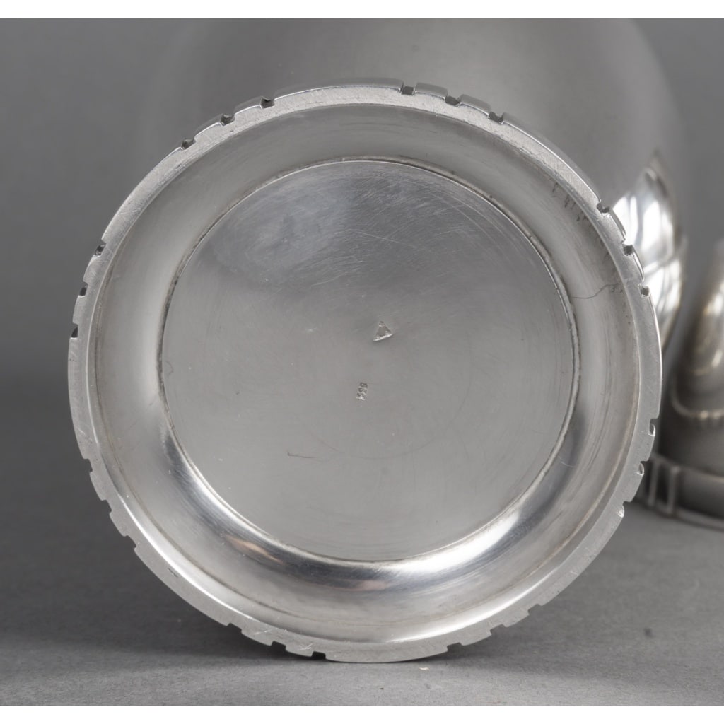 Shaker Art Déco argent massif de WOLFERS 5