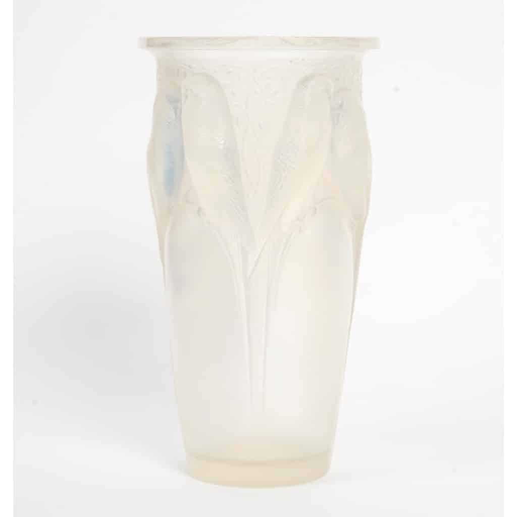 René Lalique-1924 – Vase « Ceylan » Opalescent. 5