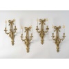 Suite de quatre appliques aux Putti de style Transition en bronze ciselé et doré, vers 1880 11 Suite de quatre appliques aux Putti de style Transition en bronze ciselé et doré, vers 1880 11