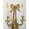 Suite de quatre appliques aux Putti de style Transition en bronze ciselé et doré, vers 1880 14 Suite de quatre appliques aux Putti de style Transition en bronze ciselé et doré, vers 1880 14