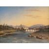 Charles-Edouard Hugot (1815-1886) – Vues animées des rives de l’Arno, Florence vers 1843 18 Charles-Edouard Hugot (1815-1886) – Vues animées des rives de l’Arno, Florence vers 1843 18
