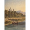 Charles-Edouard Hugot (1815-1886) – Vues animées des rives de l’Arno, Florence vers 1843 20 Charles-Edouard Hugot (1815-1886) – Vues animées des rives de l’Arno, Florence vers 1843 20