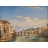 Charles-Edouard Hugot (1815-1886) – Vues animées des rives de l’Arno, Florence vers 1843 24 Charles-Edouard Hugot (1815-1886) – Vues animées des rives de l’Arno, Florence vers 1843 24