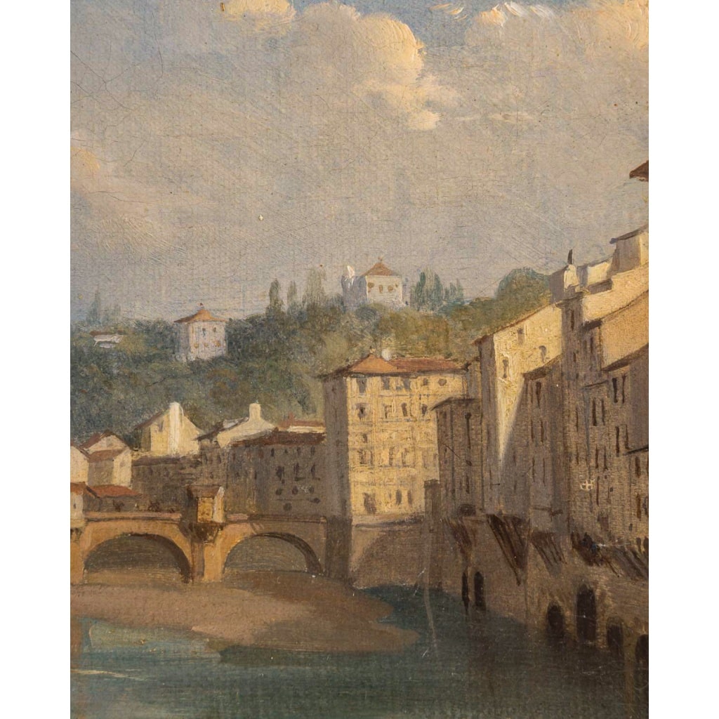 Charles-Edouard Hugot (1815-1886) – Vues animées des rives de l’Arno, Florence vers 1843 13 Charles-Edouard Hugot (1815-1886) – Vues animées des rives de l’Arno, Florence vers 1843 13