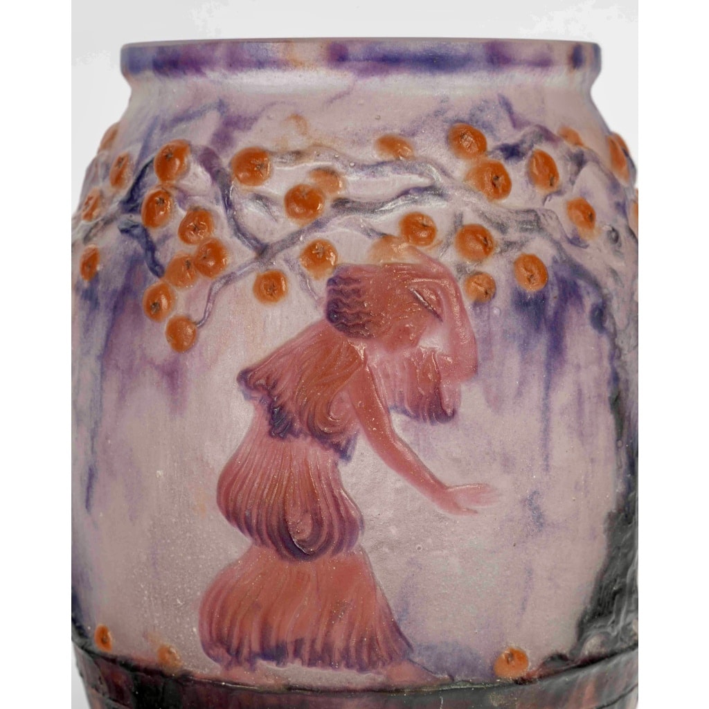 Vase « Jardin des Hespérides » pâte de verre de Gabriel ARGY ROUSSEAU 6 Vase « Jardin des Hespérides » pâte de verre de Gabriel ARGY ROUSSEAU 6
