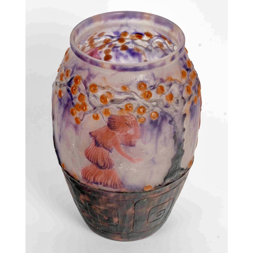 Vase « Jardin des Hespérides » pâte de verre de Gabriel ARGY ROUSSEAU 4 Vase « Jardin des Hespérides » pâte de verre de Gabriel ARGY ROUSSEAU 4