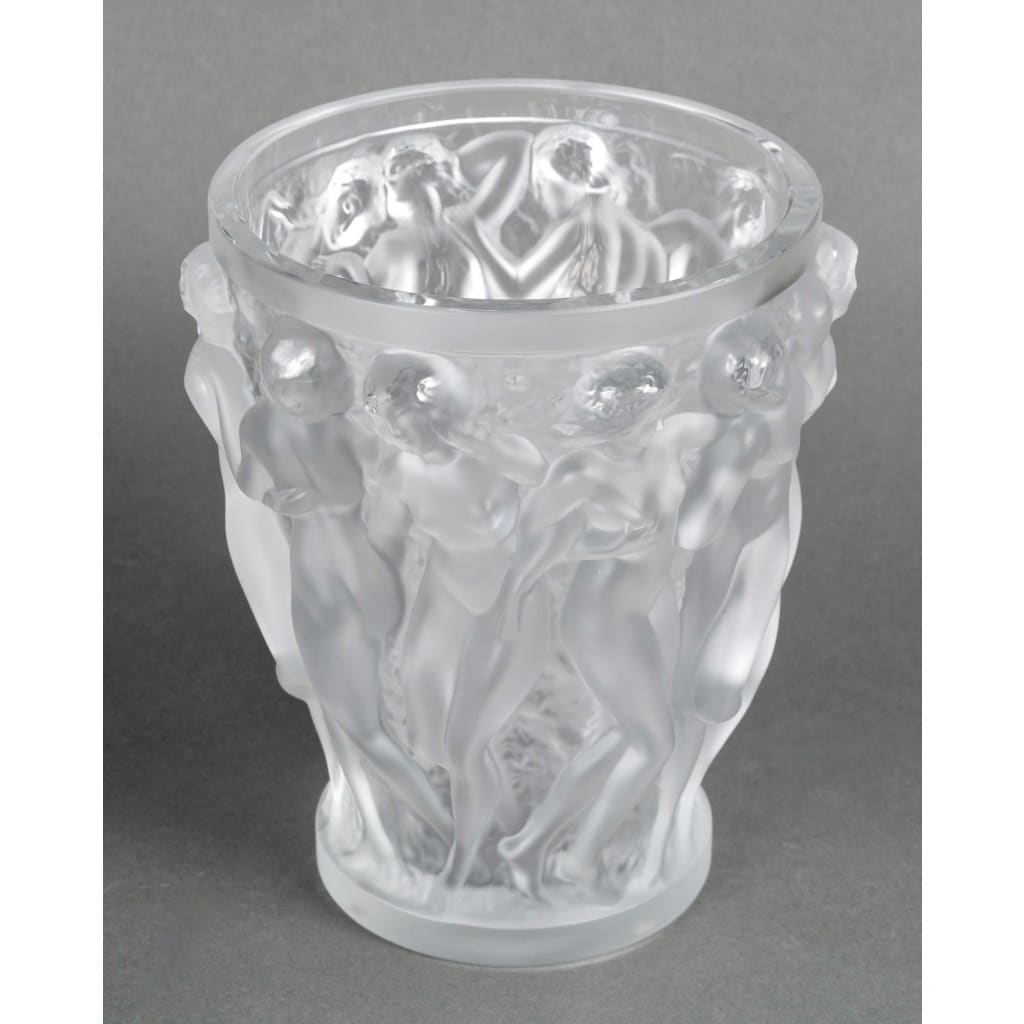 Vase « Bacchantes » cristal blanc de LALIQUE 5