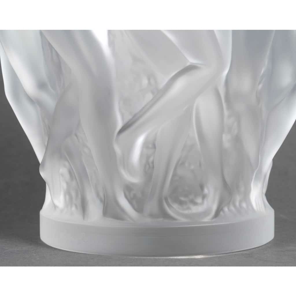 Vase « Bacchantes » cristal blanc de LALIQUE 8