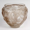 Vase « Néfliers » verre blanc patiné sépia de René LALIQUE 9