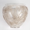 Vase « Néfliers » verre blanc patiné sépia de René LALIQUE 8