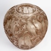 Vase « Perruches » verre blanc patiné sépia de René LALIQUE 14 Vase « Perruches » verre blanc patiné sépia de René LALIQUE 14
