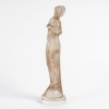 Statuette « Moyenne Voilée » verre blanc patiné sépia de René LALIQUE 11
