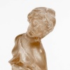 Statuette « Moyenne Voilée » verre blanc patiné sépia de René LALIQUE 16