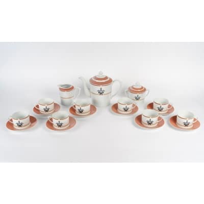 Service à Thé « La Maison Vénitienne » porcelaine de CARTIER