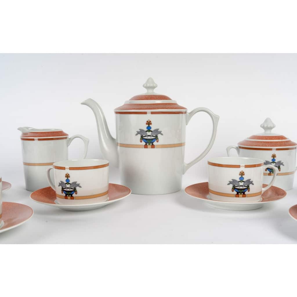 Service à Thé « La Maison Vénitienne » porcelaine de CARTIER 3