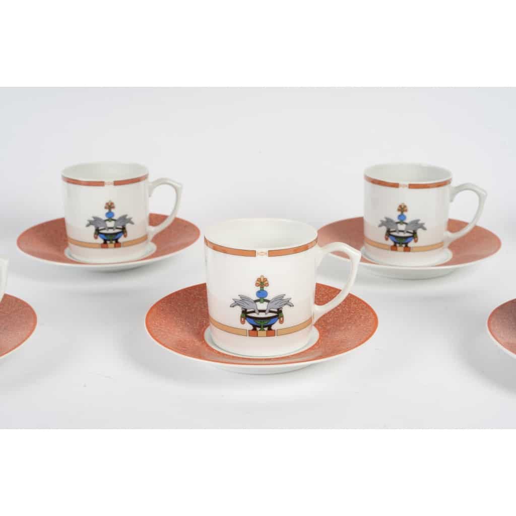 Service à Café « La Maison Vénitienne » porcelaine de CARTIER 4