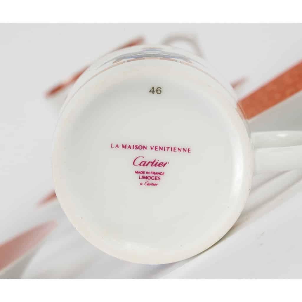 Service à Café « La Maison Vénitienne » porcelaine de CARTIER 6