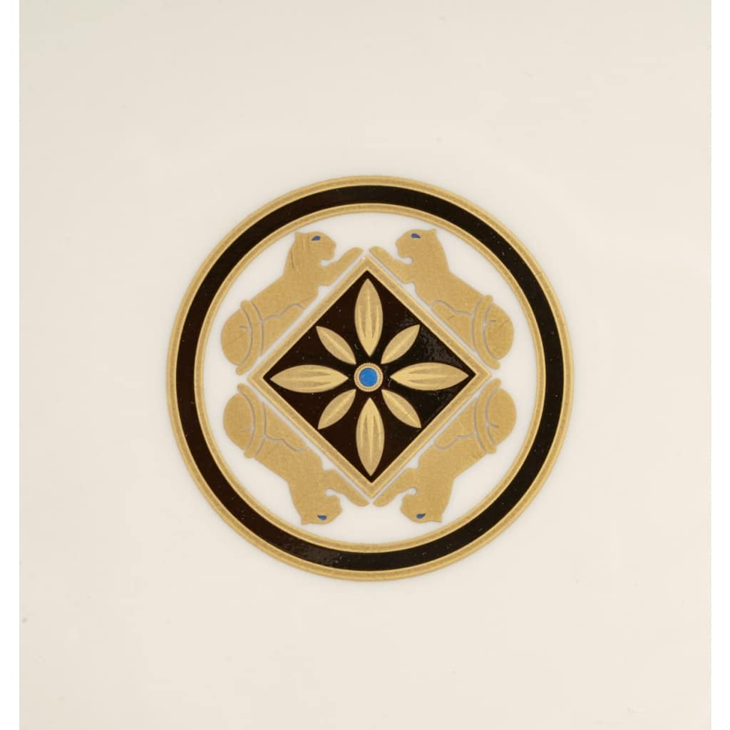 Service de Table « La Maison de l’Art Déco » porcelaine de CARTIER – 70 pièces 15 Service de Table « La Maison de l’Art Déco » porcelaine de CARTIER – 70 pièces 15