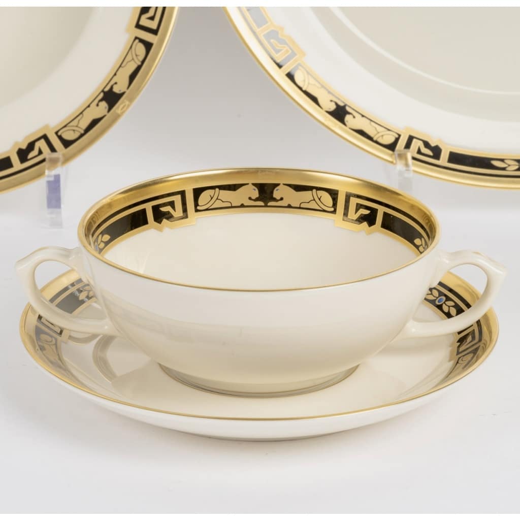 Service de Table « La Maison de l’Art Déco » porcelaine de CARTIER – 70 pièces 8 Service de Table « La Maison de l’Art Déco » porcelaine de CARTIER – 70 pièces 8