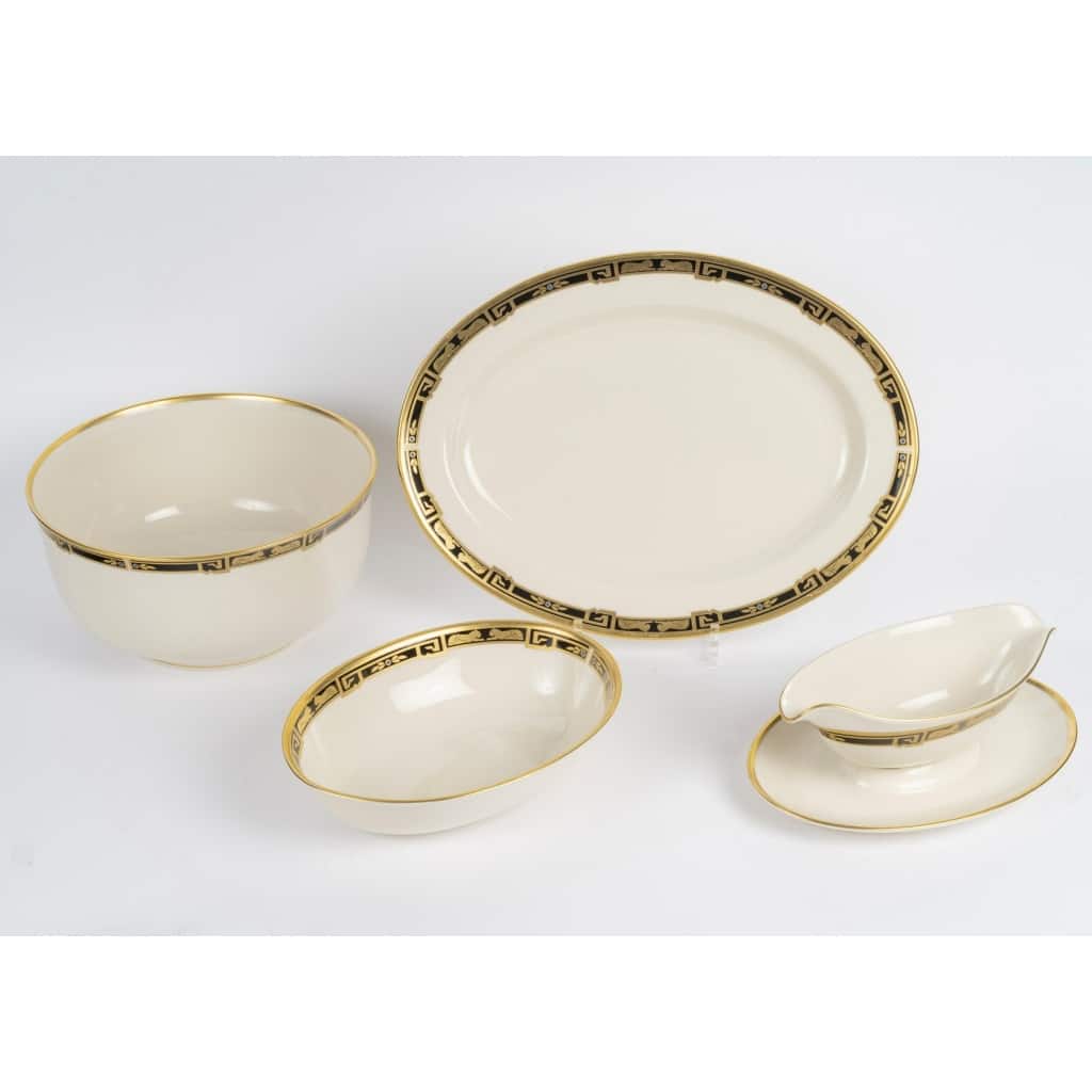 Service de Table « La Maison de l’Art Déco » porcelaine de CARTIER – 70 pièces 10 Service de Table « La Maison de l’Art Déco » porcelaine de CARTIER – 70 pièces 10