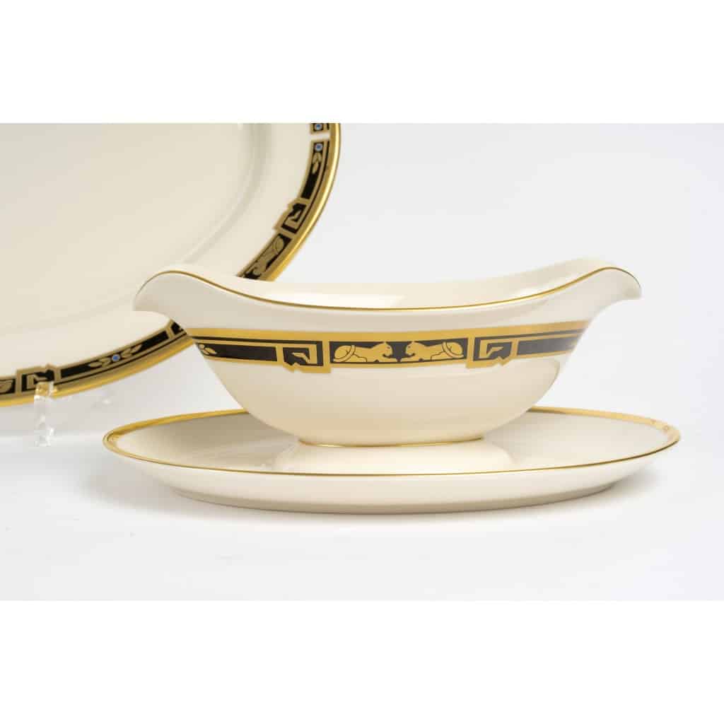 Service de Table « La Maison de l’Art Déco » porcelaine de CARTIER – 70 pièces 12 Service de Table « La Maison de l’Art Déco » porcelaine de CARTIER – 70 pièces 12