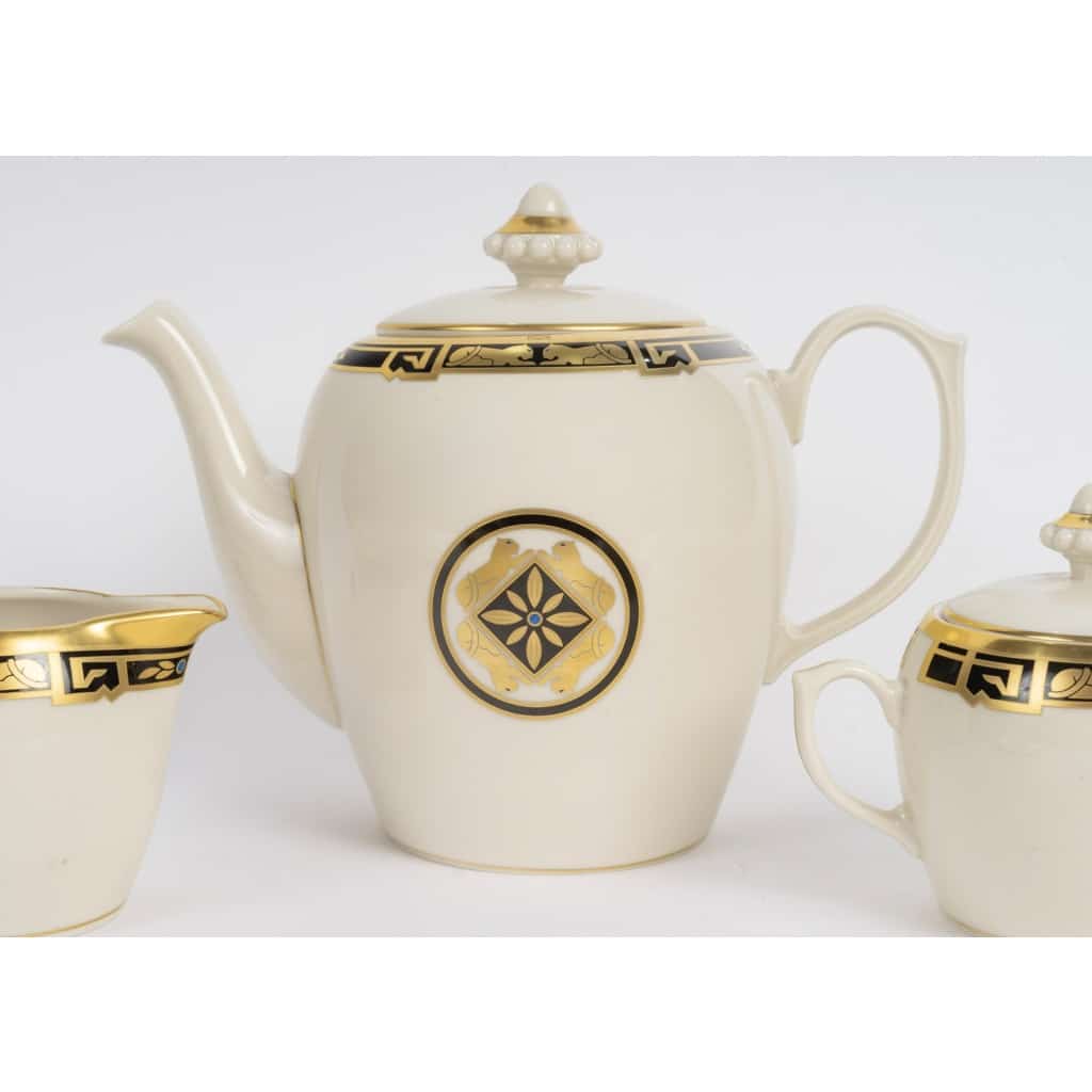 Service à Thé « La Maison de l&rsquo;Art Déco » porcelaine de CARTIER 4