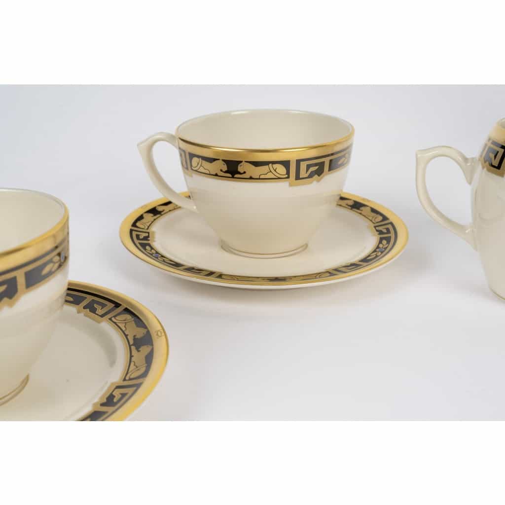 Service à Thé « La Maison de l&rsquo;Art Déco » porcelaine de CARTIER 7