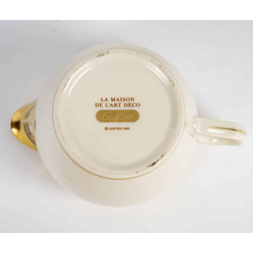 Service à Thé « La Maison de l&rsquo;Art Déco » porcelaine de CARTIER 8