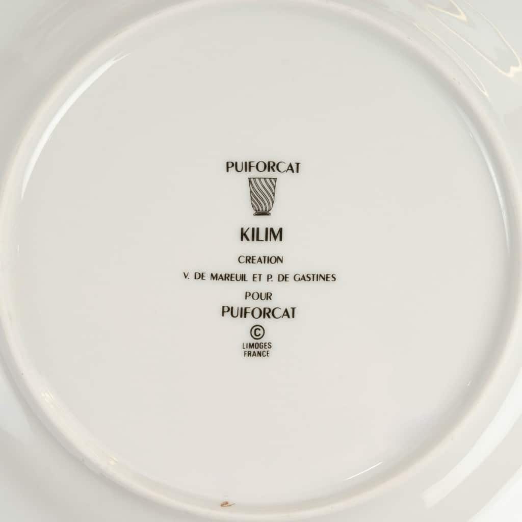 Service de Table « Kilim » porcelaine de PUIFORCAT – 71 pièces 14