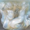 Vase « Naïades » verre opalescent patiné bleu de René LALIQUE 20