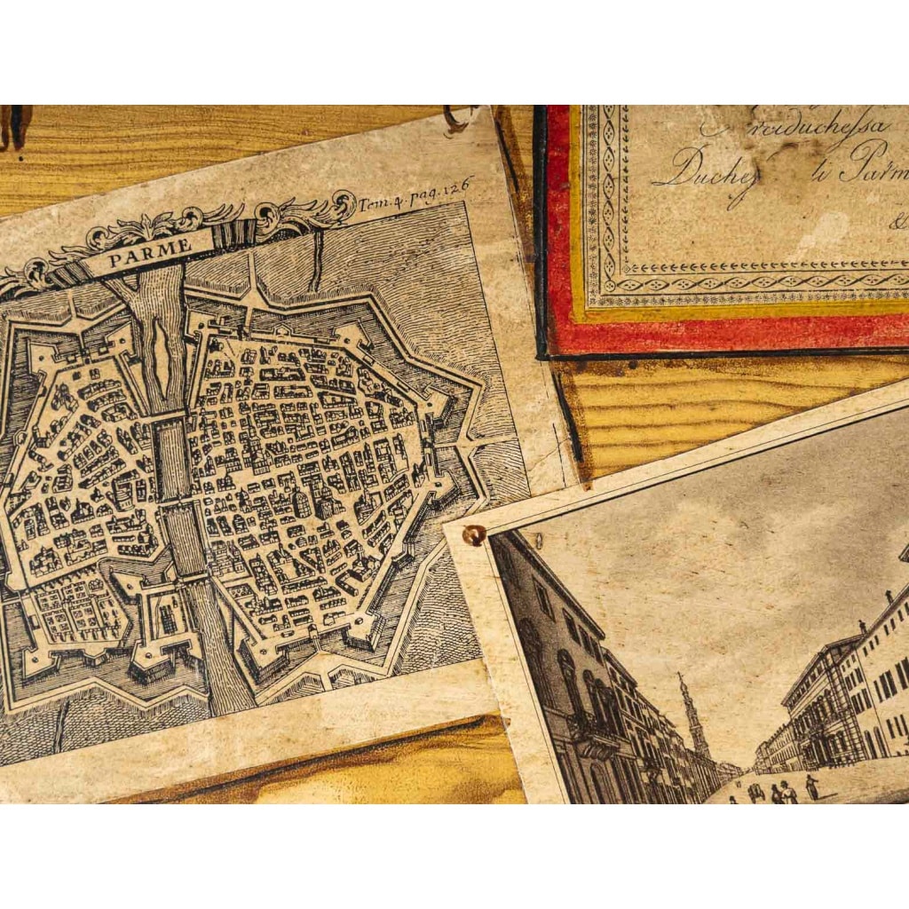 Paire de trompe-l’œil aux portraits de l’Impératrice Marie-Louise, Italie, vers 1850-1880 10 Paire de trompe-l’œil aux portraits de l’Impératrice Marie-Louise, Italie, vers 1850-1880 10