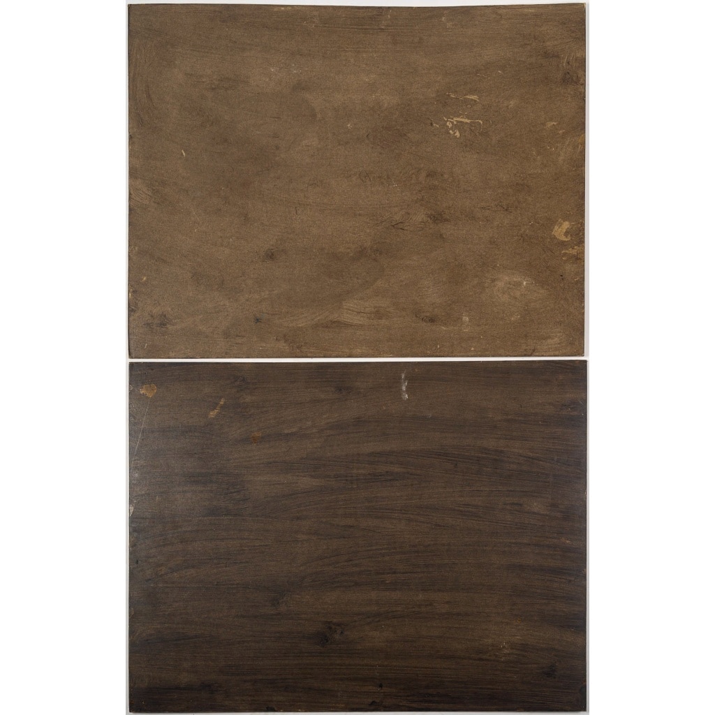 Paire de trompe-l’œil aux portraits de l’Impératrice Marie-Louise, Italie, vers 1850-1880 14 Paire de trompe-l’œil aux portraits de l’Impératrice Marie-Louise, Italie, vers 1850-1880 14