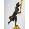 Paire de candélabres en bronze à décor de figures antiques, époque Empire vers 1805-1810 24