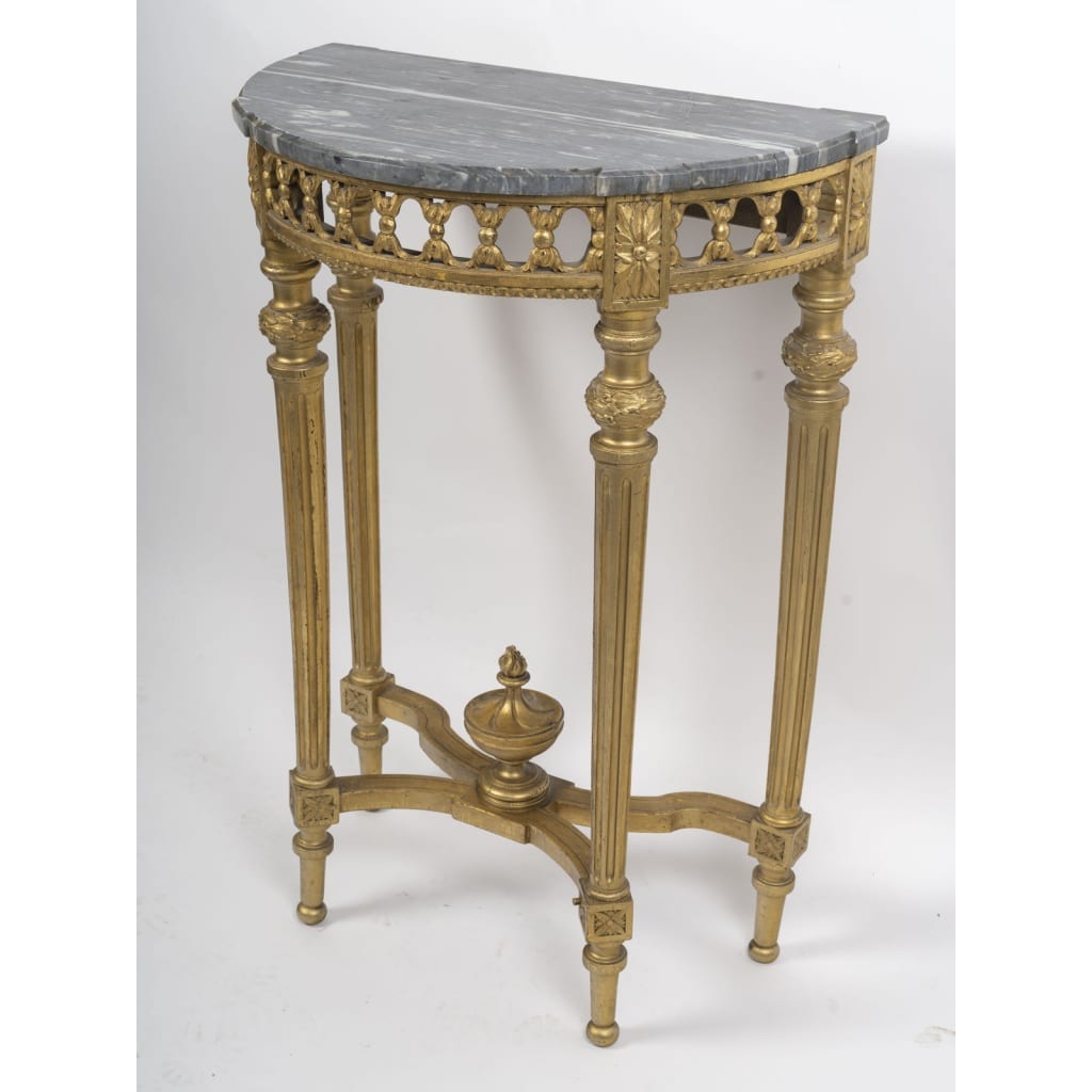 Console 4 pieds style Louis XVI 5 Console 4 pieds style Louis XVI 5